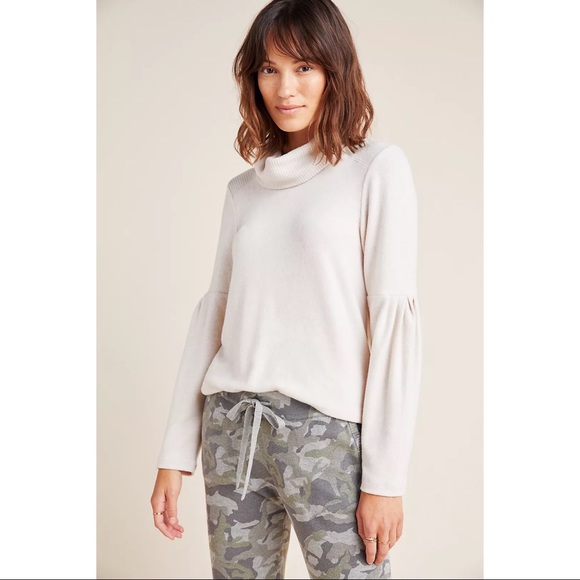 Anthropologie Rachael Turtleneck Pullover Top Sweater M - Picture 2 of 16